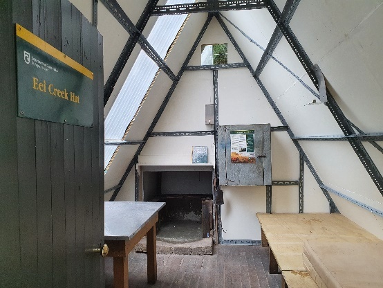 Eel Creek Hut Inside