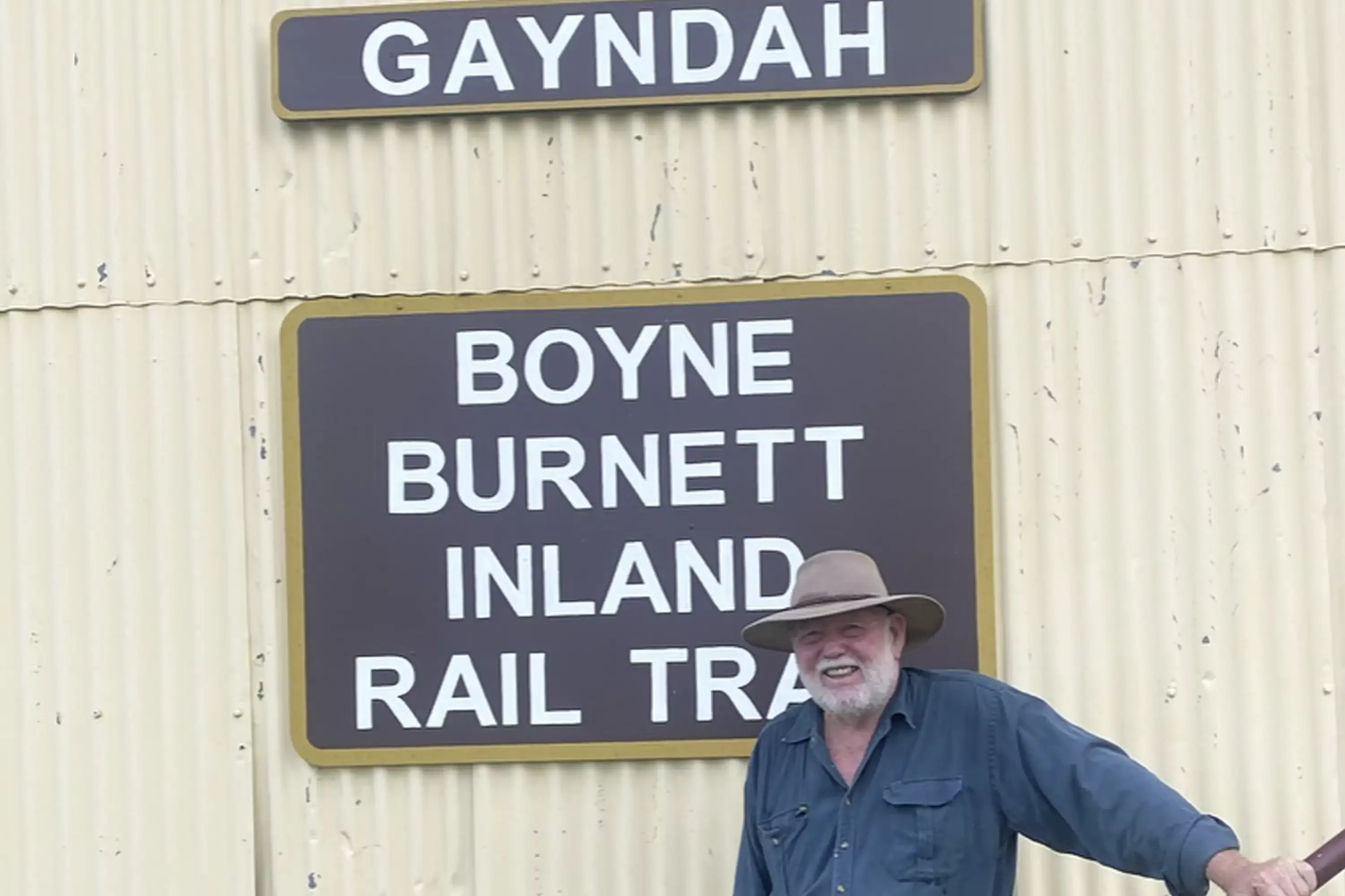 Gayndah Rail Trail Sign