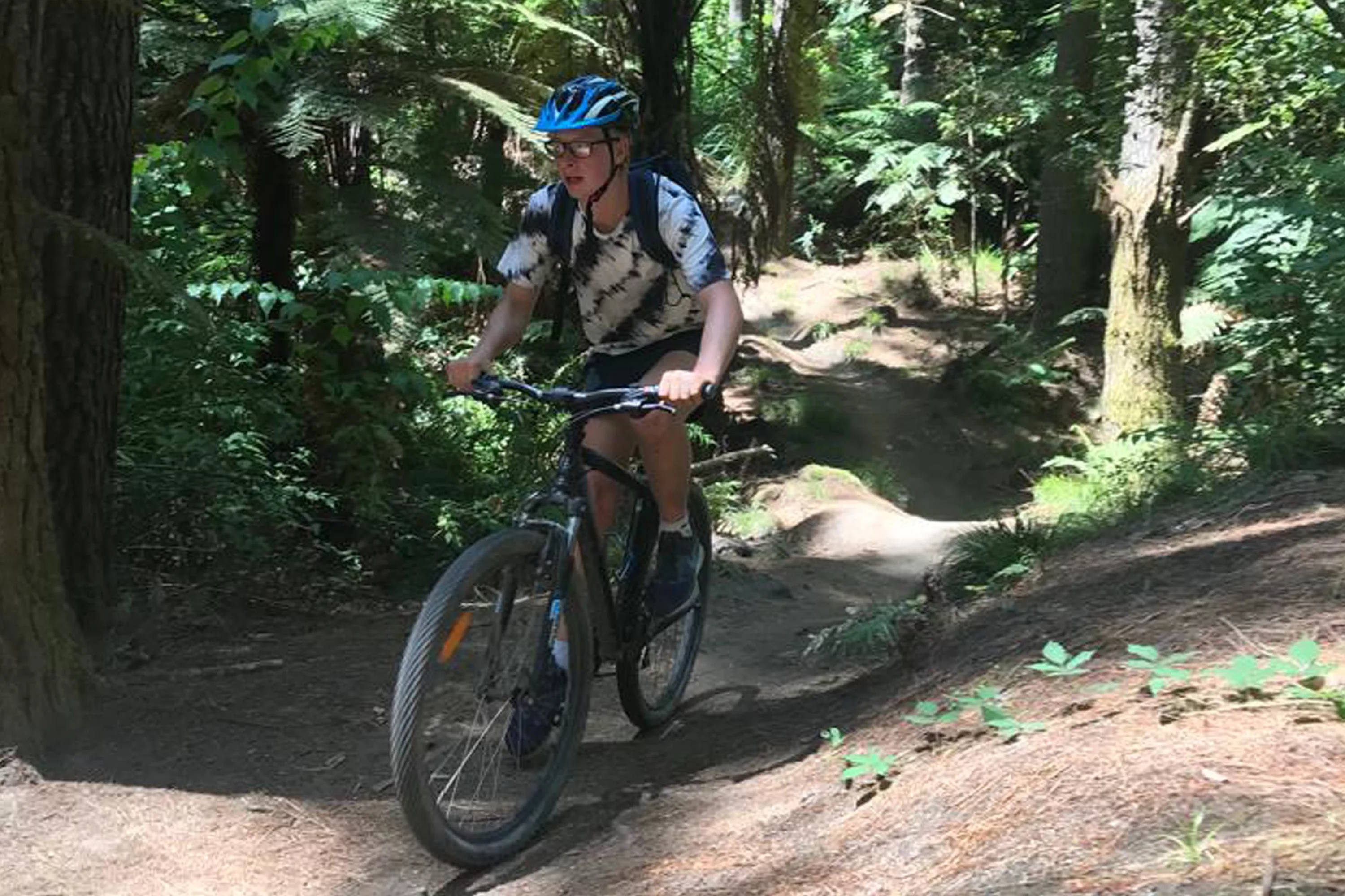 Matthew mountainbiking