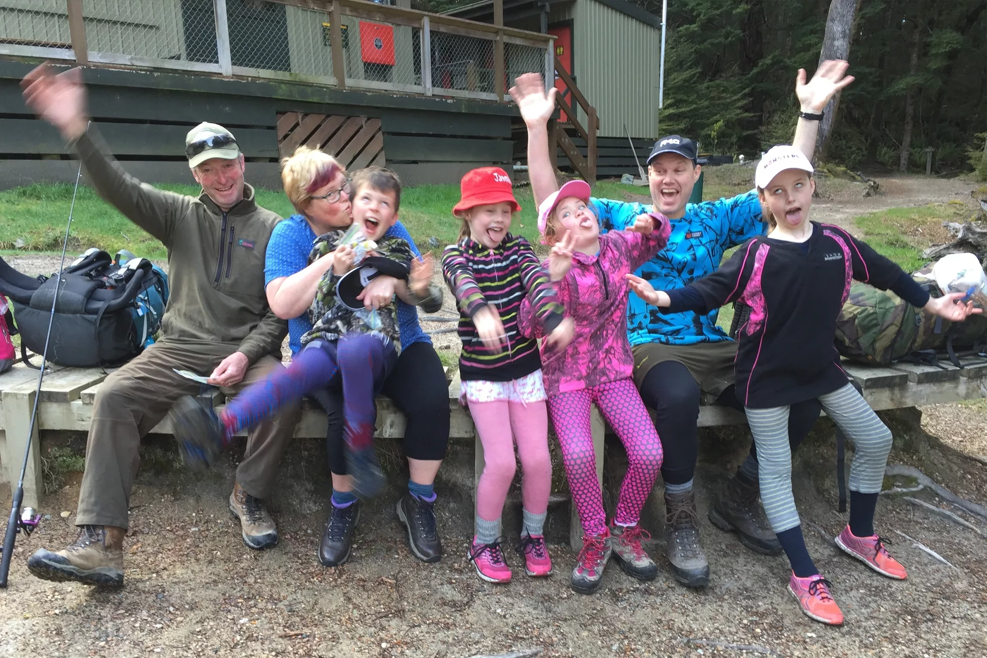 Hungry kids in the back country of New Zealand