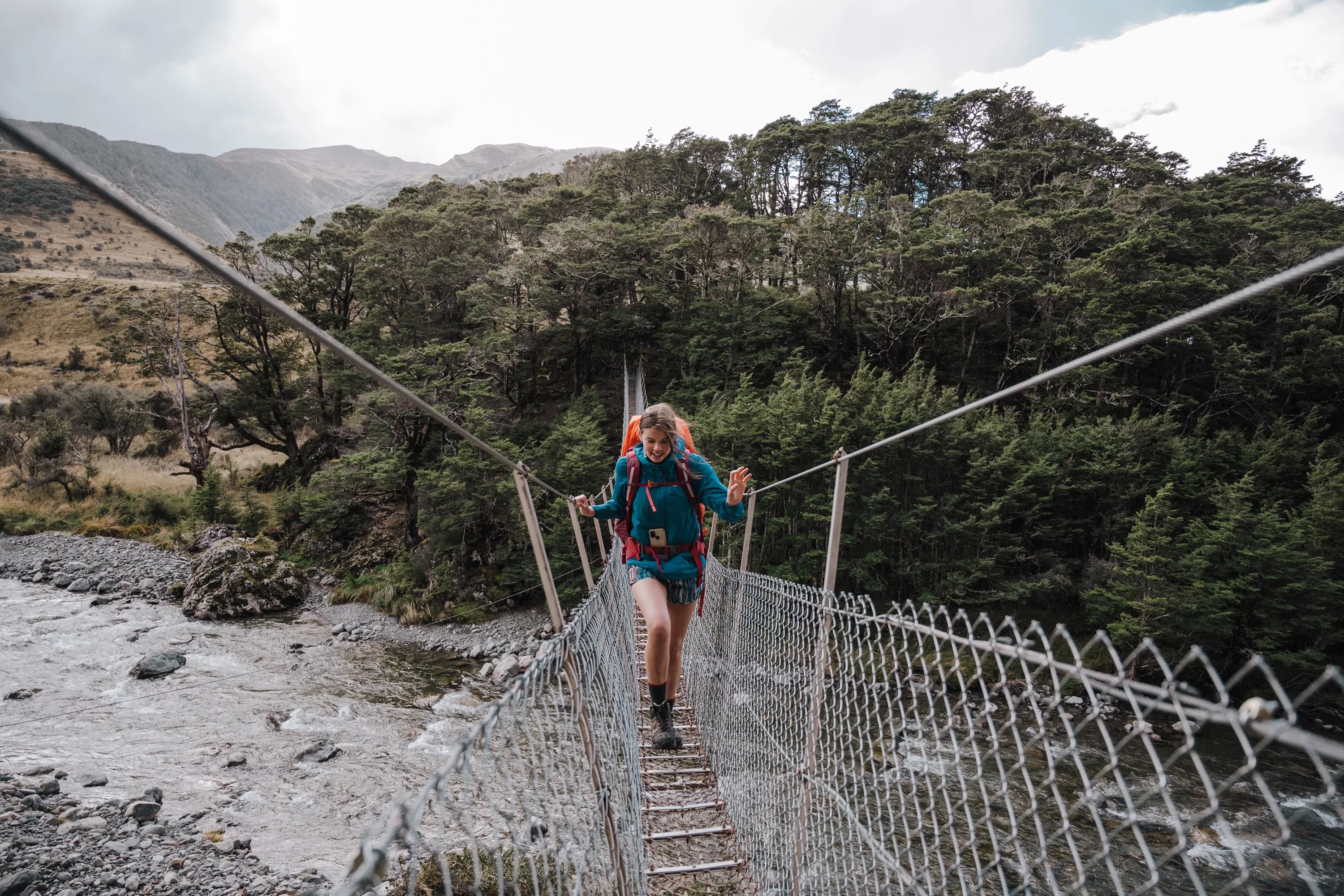 Swing Bridge To Anne Hut